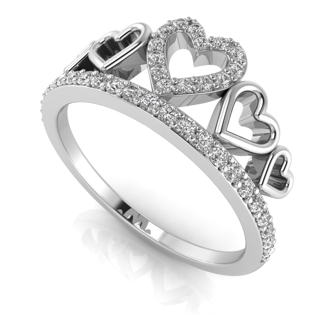 Queen of my Heart Tiara Ring